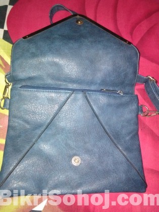 Blue side bag